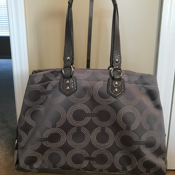 Silver coach tote - Picture 2 of 3